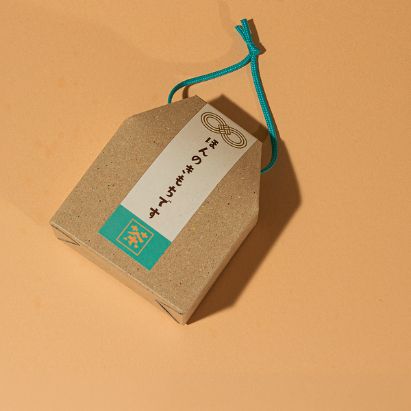 Japanese Tea with Omamori-Shaped Package