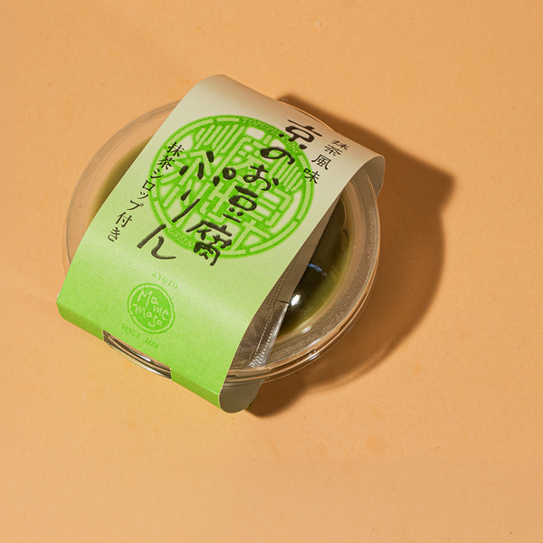 Matcha Flavored Tofu Pudding