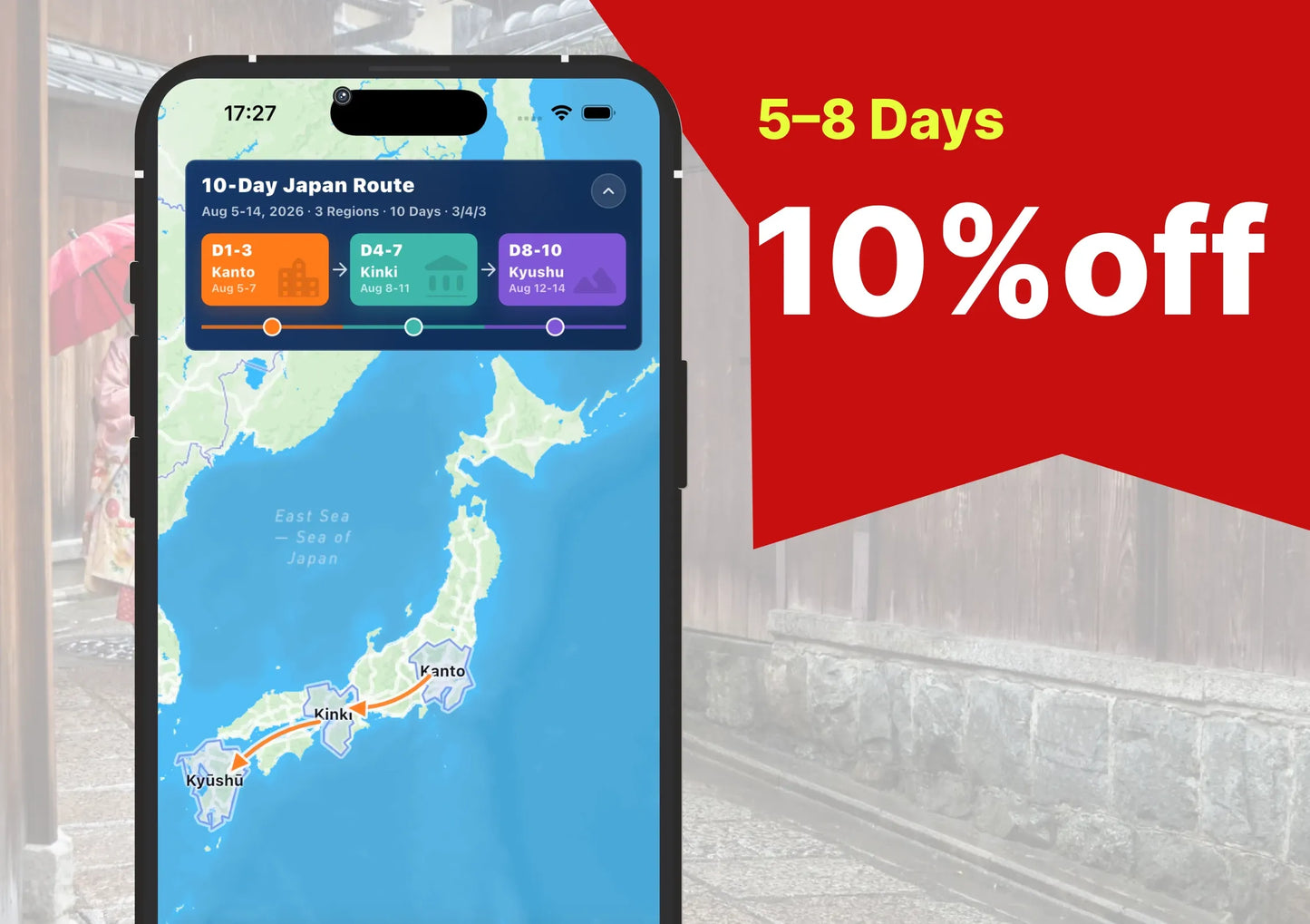 Personal Dango Map — 5–8 Days