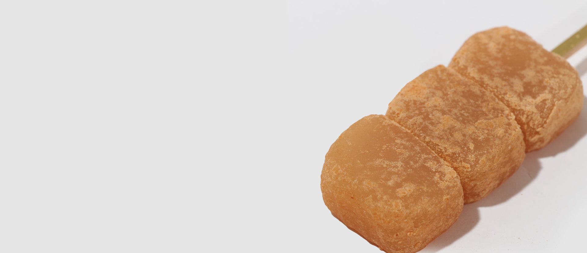 Skewered Warabi with soybean flour