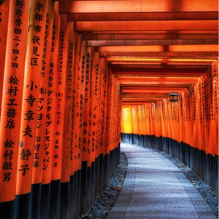 Kyoto in the evening